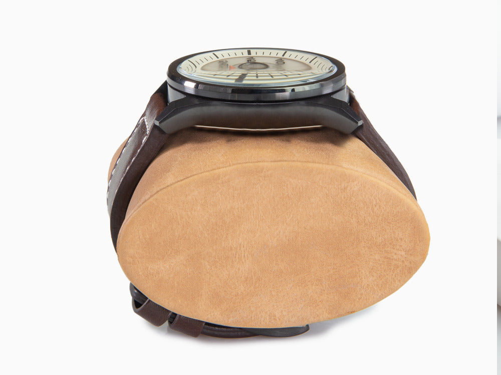 Montre à Quartz Citizen OF, Eco Drive B620, 45 mm, Bracelet en cuir, CA4215-04W