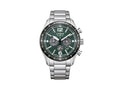 Montre à Quartz Citizen OF Chrono, Vert, 43 mm, 10 atm, CA4654-55X