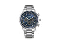 Montre à Quartz Citizen OF Chrono Pilot, Bleu, 42 mm, 10 atm, CA4720-52L