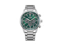 Montre à Quartz Citizen OF Chrono Pilot, Vert, 42 mm, 10 atm, CA4720-52X