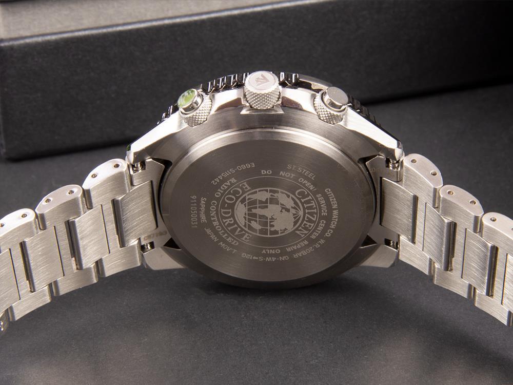 Montre à Quartz Citizen Radio Controlled, ECO DRIVE, 45 mm, Noir, CB5001-57E