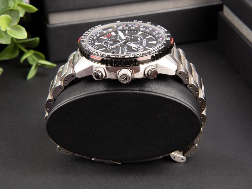 Montre à Quartz Citizen Radio Controlled, ECO DRIVE, 45 mm, Noir, CB5001-57E