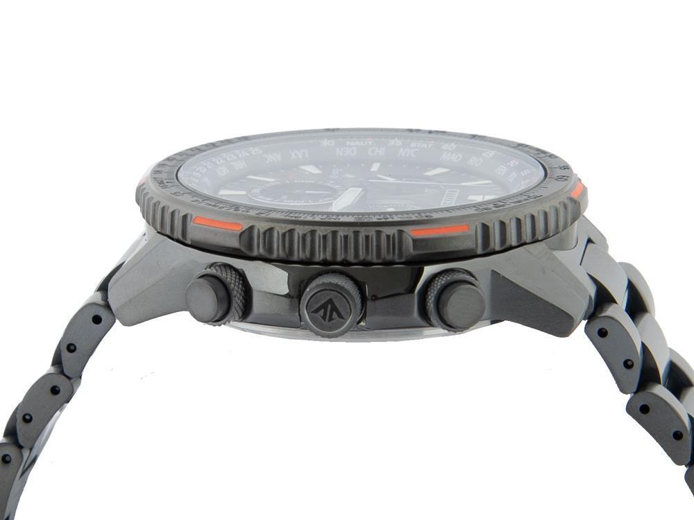 Montre à Quartz Citizen Radio Controlled, ECO DRIVE, 45 mm, Noir, CB5007-51H