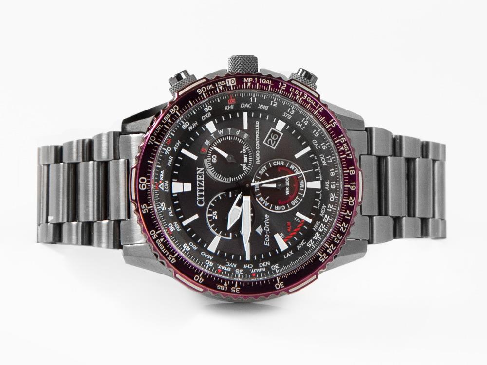 Montre à Quartz Citizen Promaster Pilot, 40.9 mm, Noir, 20 atm, CB5009-55E
