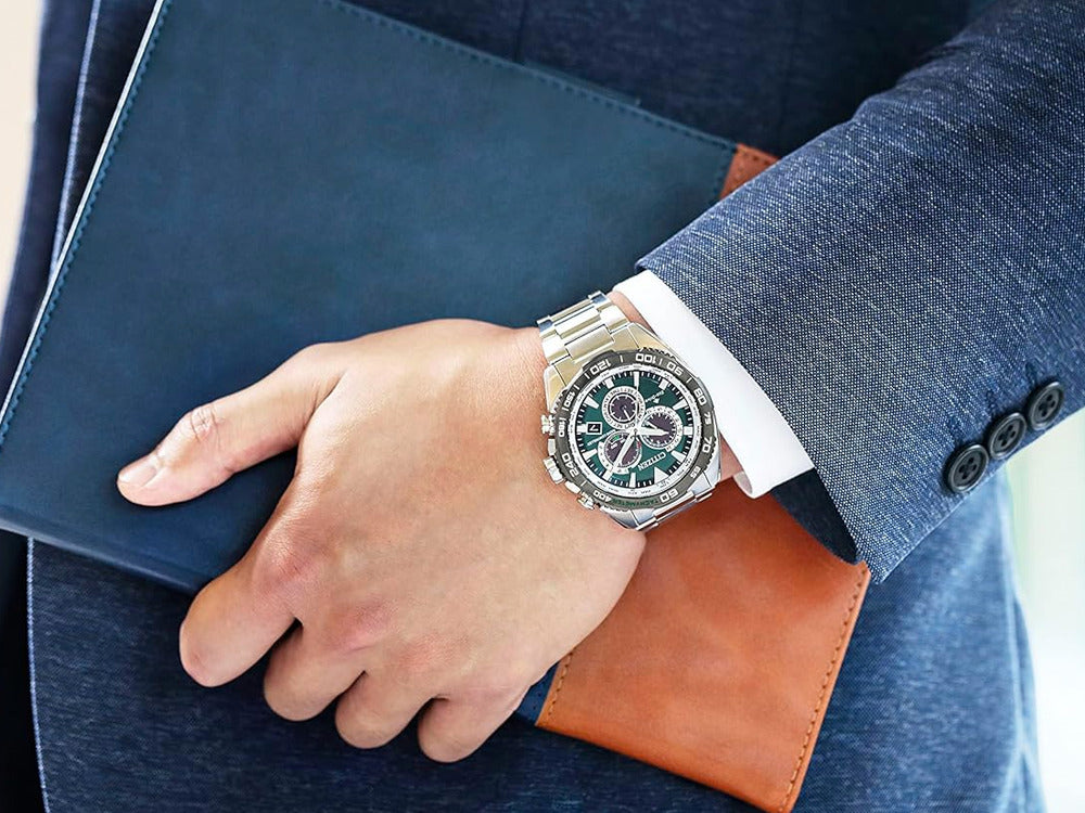 Montre Citizen Radio Controlled Chrono Pilot E660 Sport, 44mm, 20atm, CB5034-91W