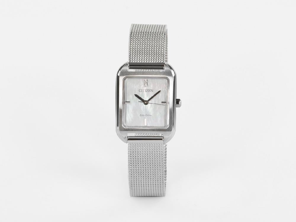 Montre à Quartz Citizen Lady, Eco Drive E031, 31,5 mm, Nacre, EM0491-81D