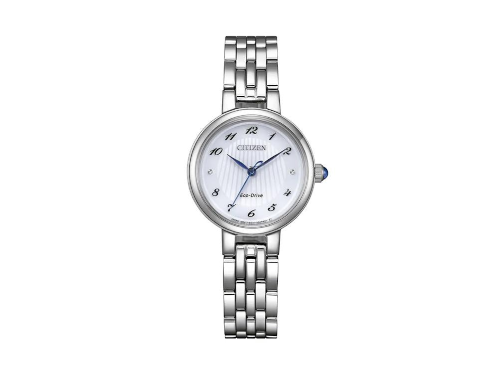 Montre à Quartz Citizen Lady, Eco Drive E031, 27.7 mm, Argent, EM0990-81A