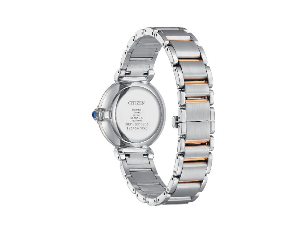 Montre à Quartz Citizen Lady, Eco Drive E031, 29,5 mm, Nacre, EM1074-82D
