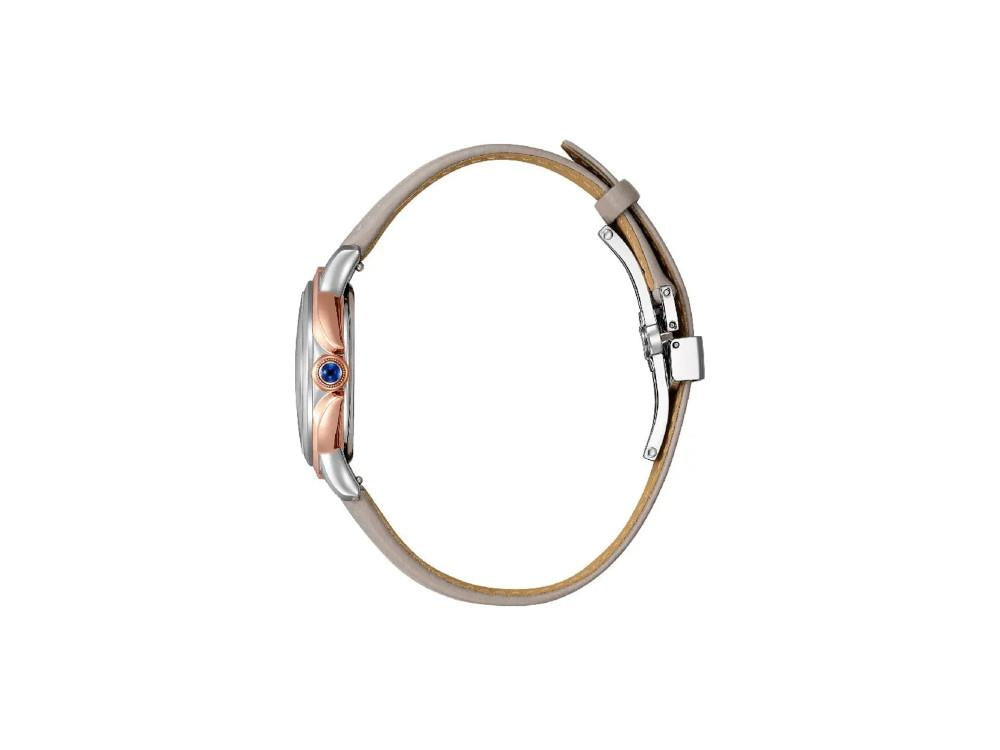 Montre à Quartz Citizen Lady, Eco Drive E031, 31.5 mm, Marron, EM1166-01Z