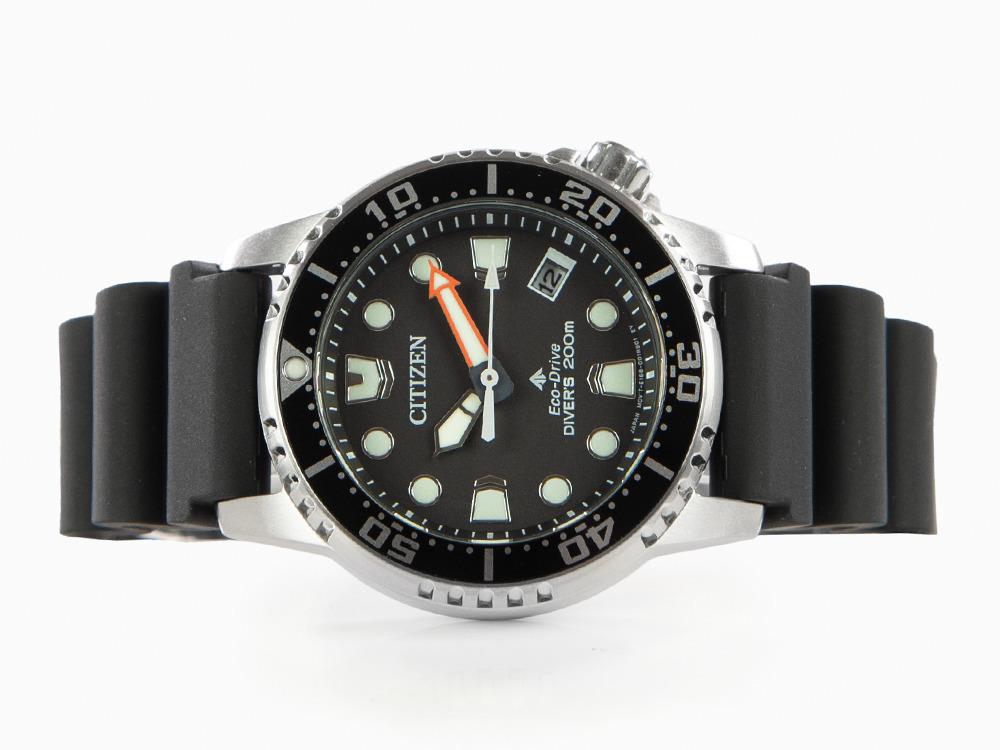 Montre à Quartz Citizen Promaster Aqualand I, 36.5 mm, Noir, 20 atm, EO2020-08E