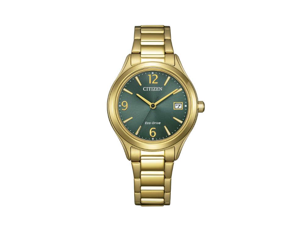Montre à Quartz Citizen OF Lady Sporty, Vert, 33.5 mm, 5 atm , FE6122-64X