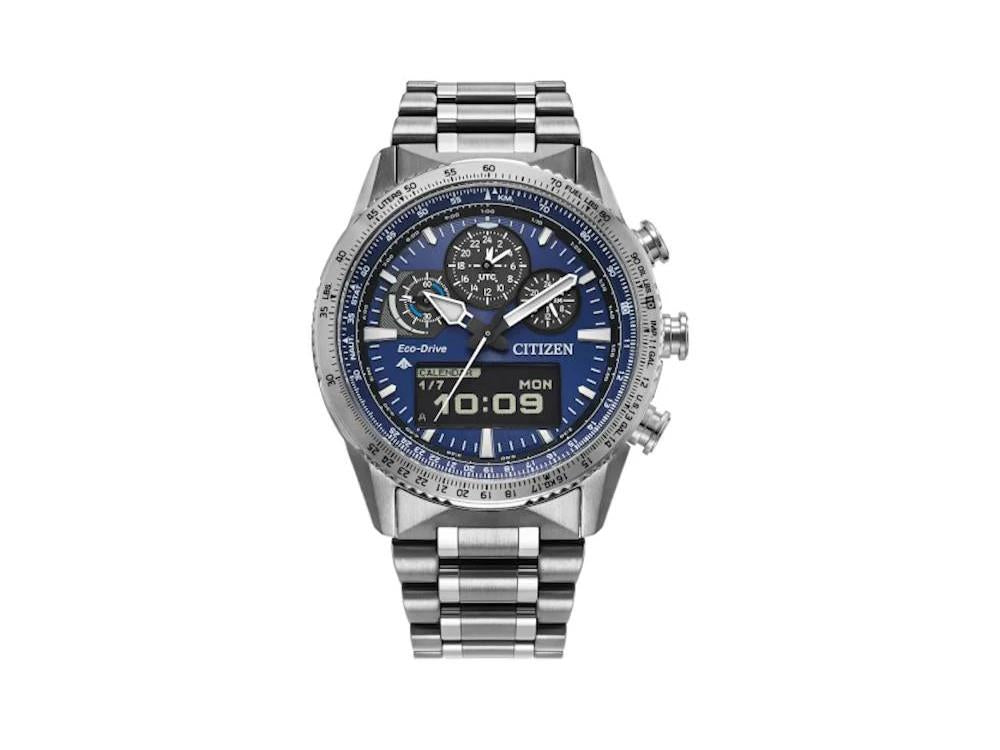 Montre à Quartz Citizen Promaster Sky Pilot U830, 40 mm, Bleu, JV2000-51L