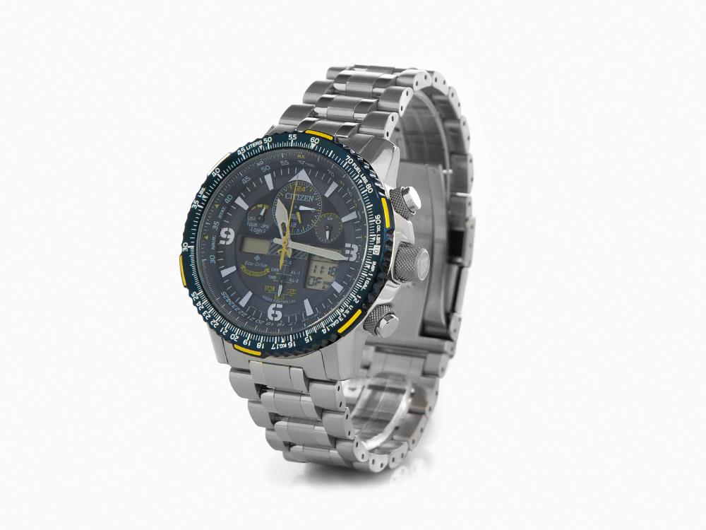 Montre à Quartz Citizen Promaster Blue Angels, 45 mm, Bleu, 20 atm, JY8078-52L