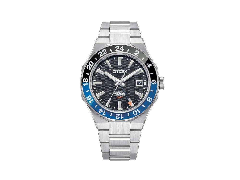 Montre Automatique Citizen Series8 GMT, 9051, 41 mm, Noir, NB6031-56E