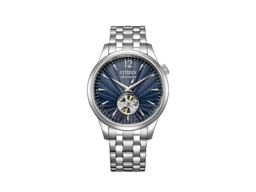 Montre Automatique Citizen Mecha Open Heart, 40 mm, Bleu, 5 atm , NH9131-73L