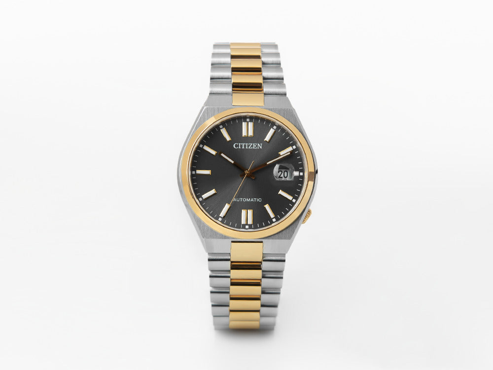 Montre Automatique Citizen NJ0150 Series Tsuyosa, PVD, 40 mm, Noir, NJ0154-80H