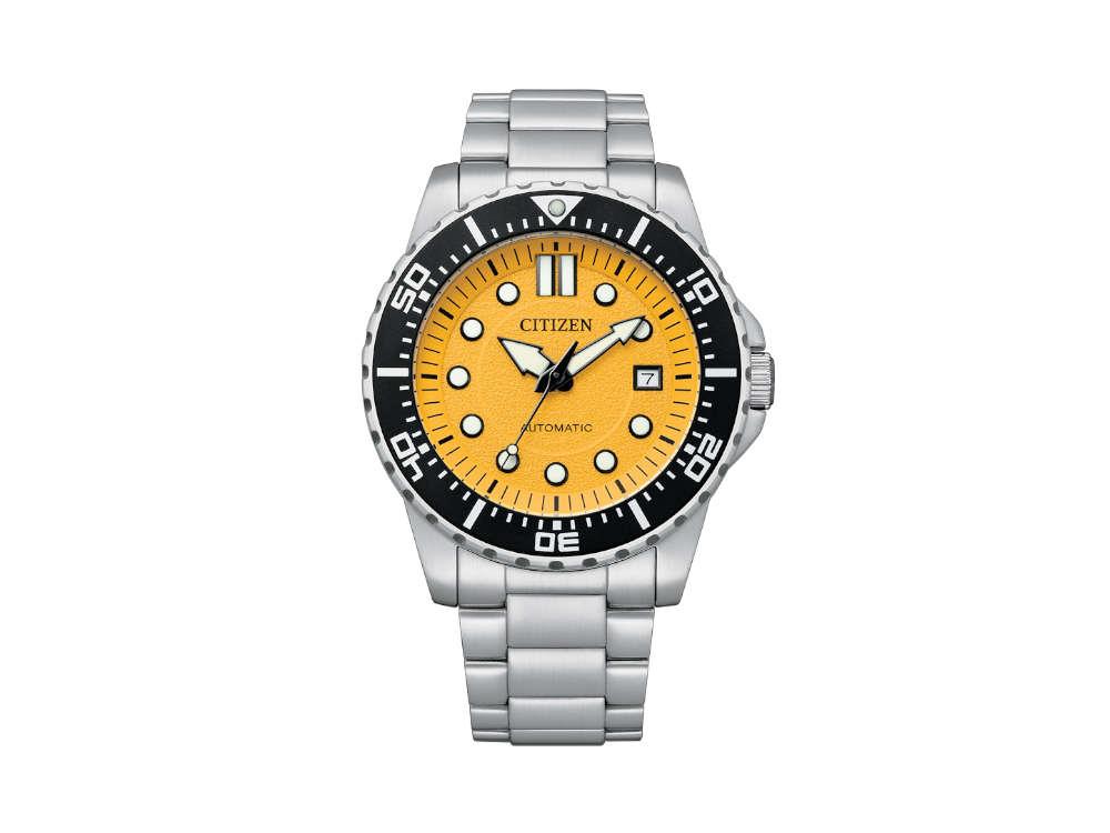 Montre Automatique Citizen NJ0170 Series, 8210, 43 mm, Jaune, 10 atm, NJ0170-83Z