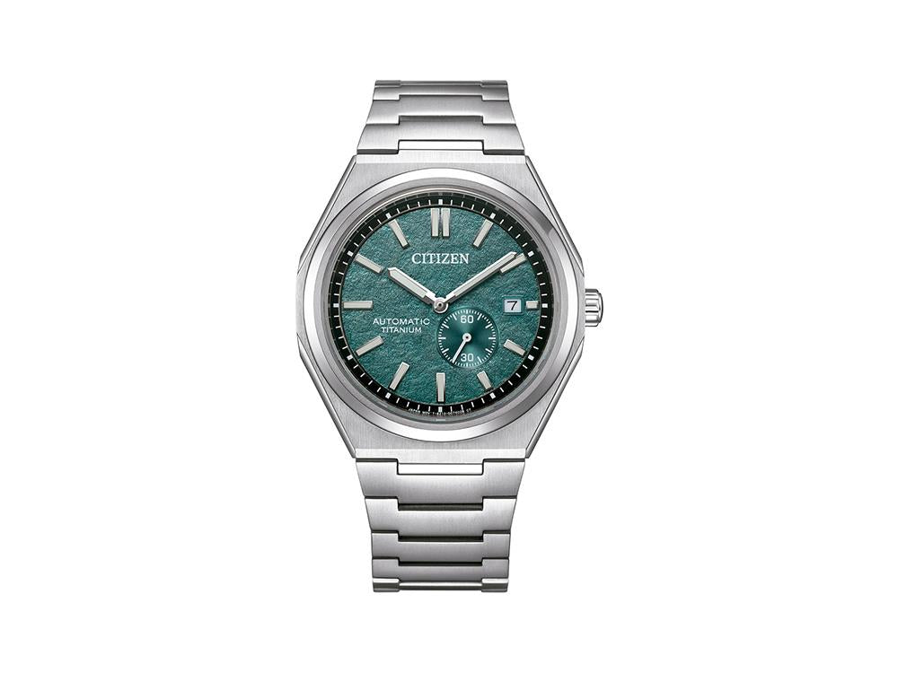 Montre Automatique Citizen Super Titanium, 40.5 mm, Vert, 10 atm, NJ0180-80X