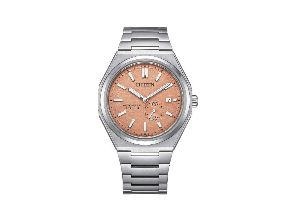 Montre Automatique Citizen Super Titanium, 8213, 40.5 mm, Saumon, NJ0180-80Z