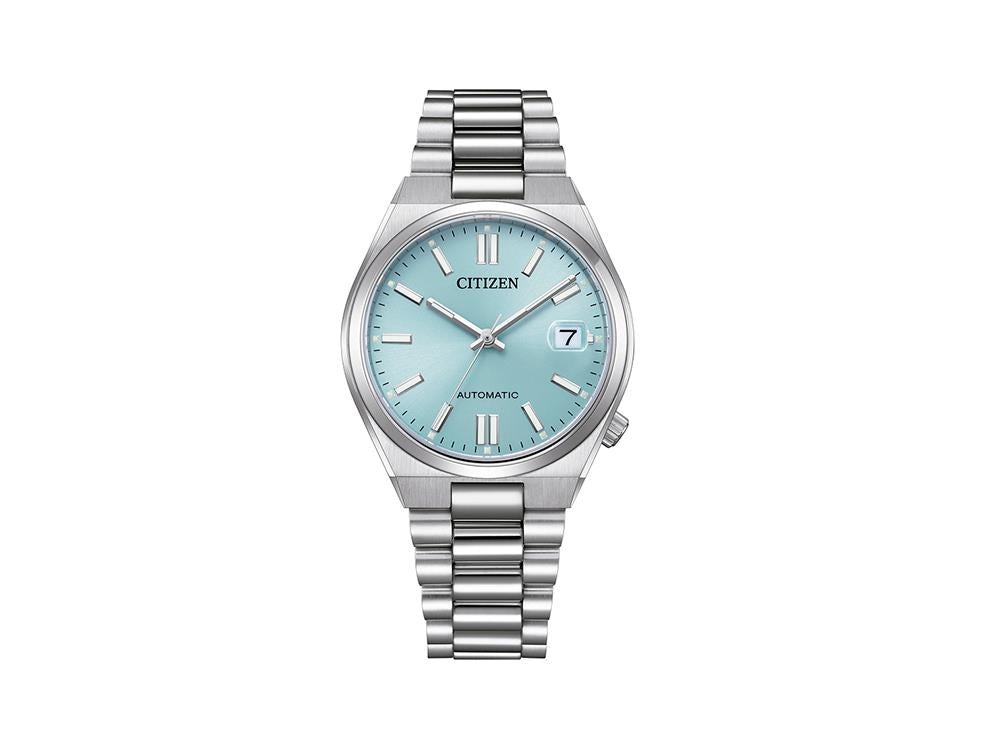 Montre Automatique Citizen Tsuyosa, 8210, 37 mm, Bleu Clair, NJ0200-50L