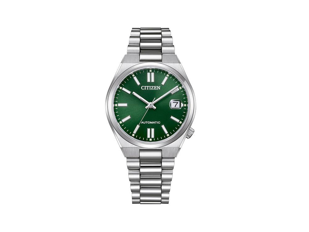 Montre Automatique Citizen Tsuyosa, Citizen 8210, 37 mm, Vert, NJ0200-50X