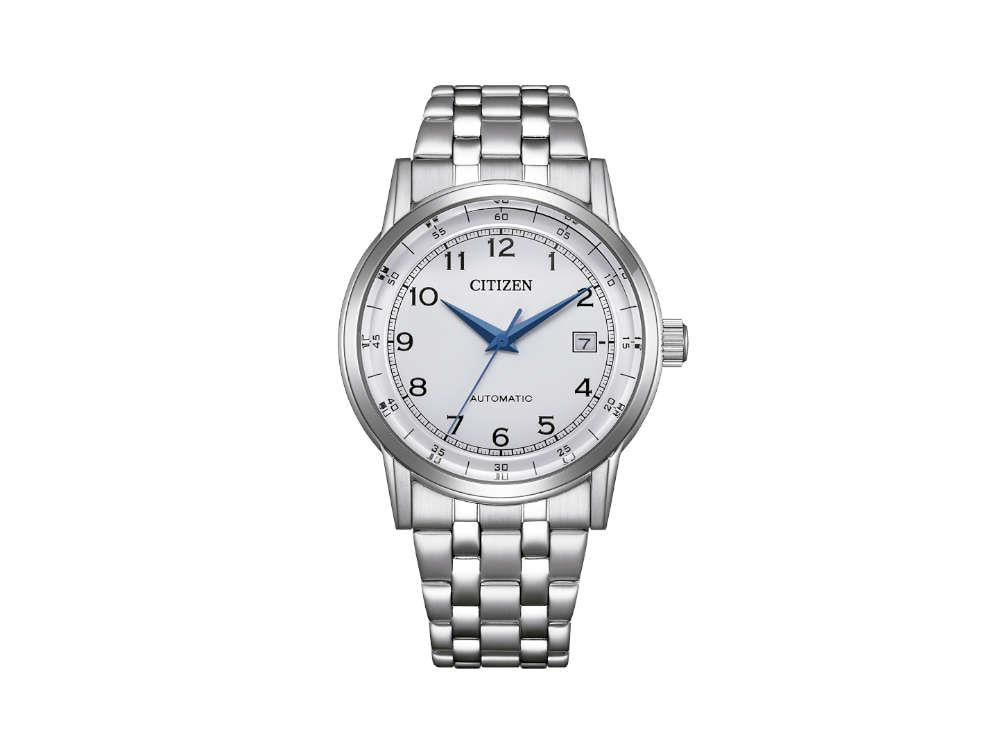 Montre Automatique Citizen OF Classic, 40 mm, Blanc, 5 atm , NJ0210-56A