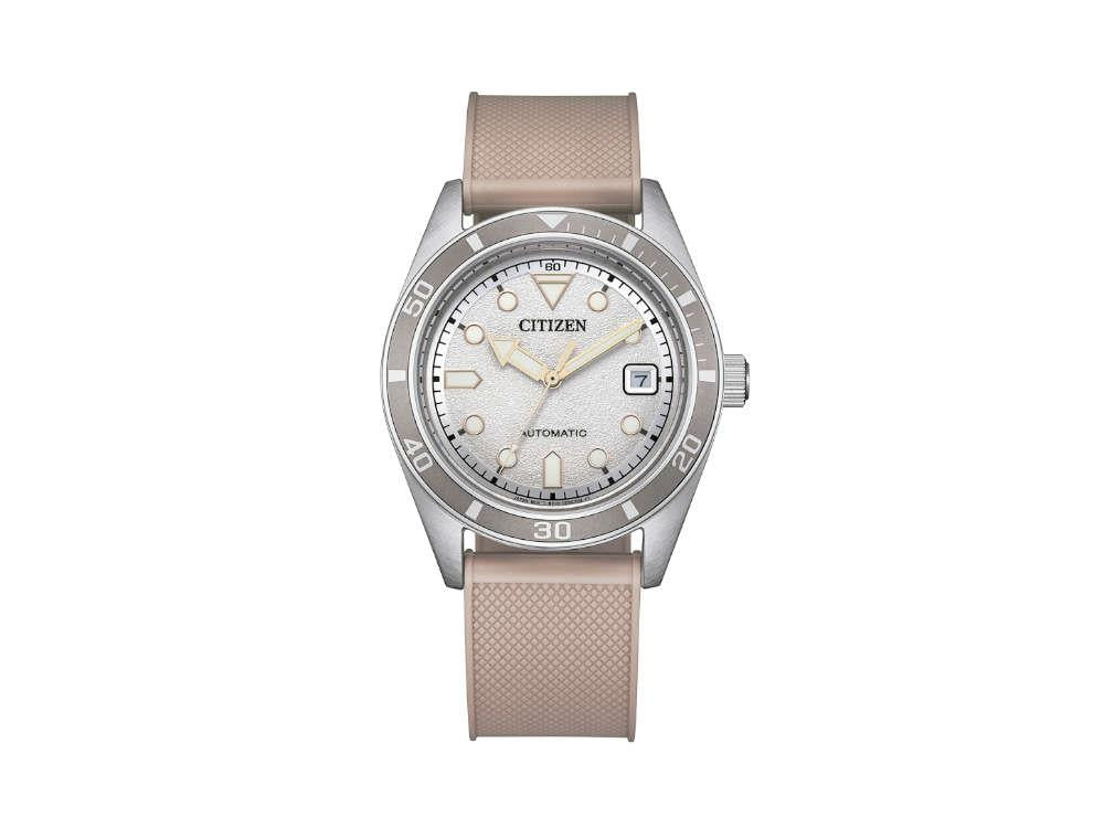 Montre Automatique Citizen OF Unisex, 38,5mm, Beige, 10 atm, NJ0229-07A