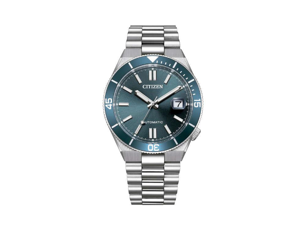 Montre Automatique Citizen Tsuyosa Shore, Citizen 8210, 40 mm, Bleu, NJ0231-56L