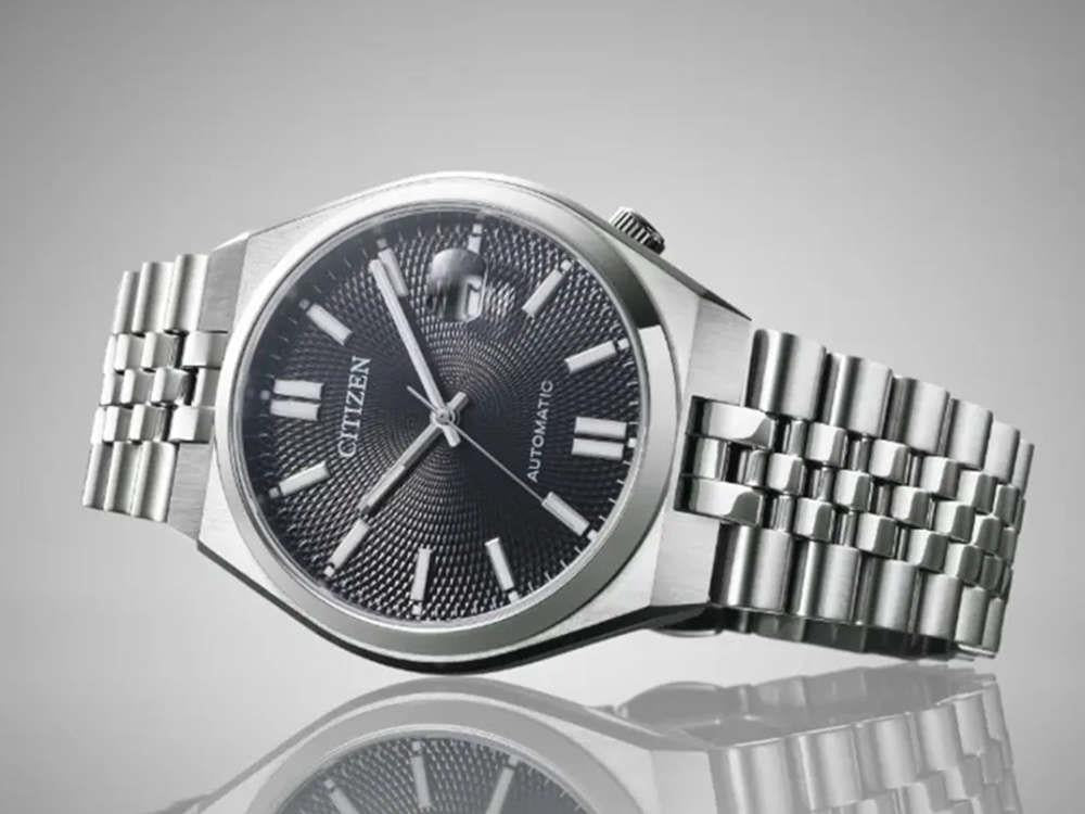 Montre Automatique Citizen Tsuyosa 60, 8310, 40 mm, Noir, NK0020-55E