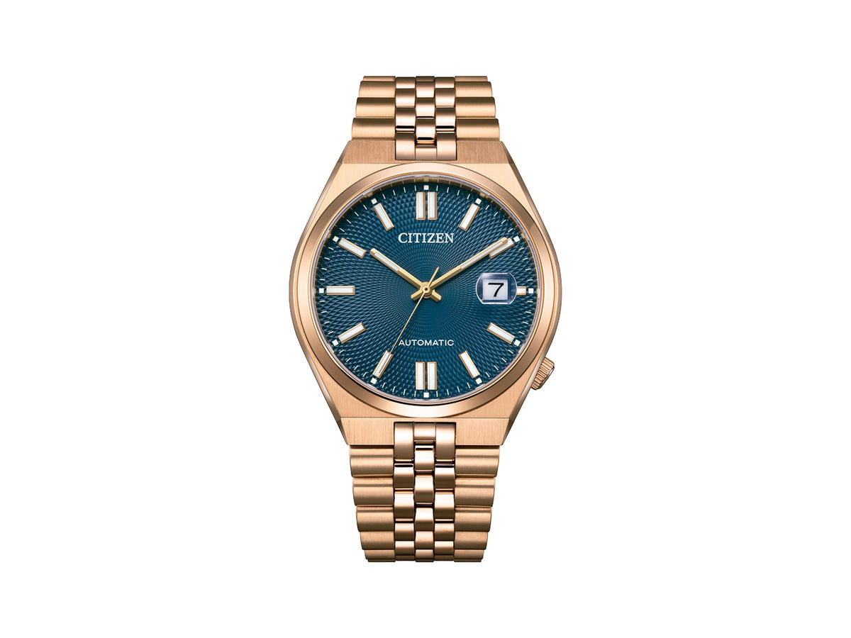Montre Automatique Citizen Tsuyosa 60, 8310, 40 mm, Bleu, NK0023-57L