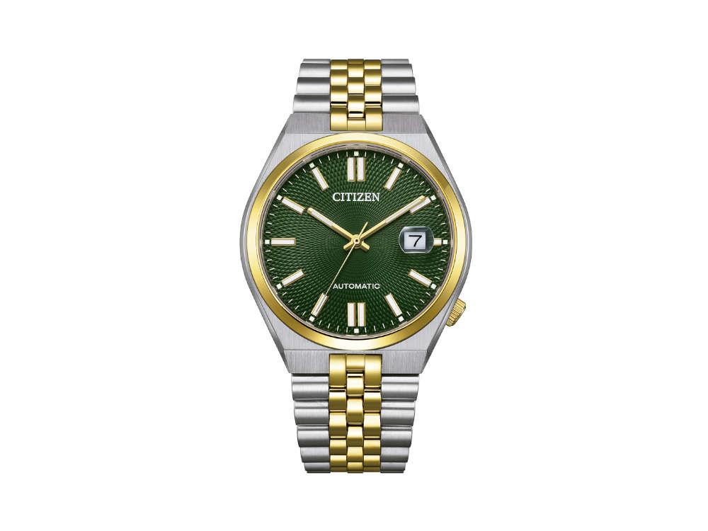 Montre Automatique Citizen Tsuyosa 60, 8310, 40 mm, Vert, NK0024-54X