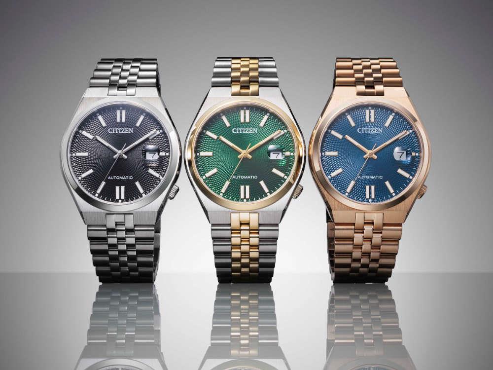 Montre Automatique Citizen Tsuyosa 60, 8310, 40 mm, Vert, NK0024-54X