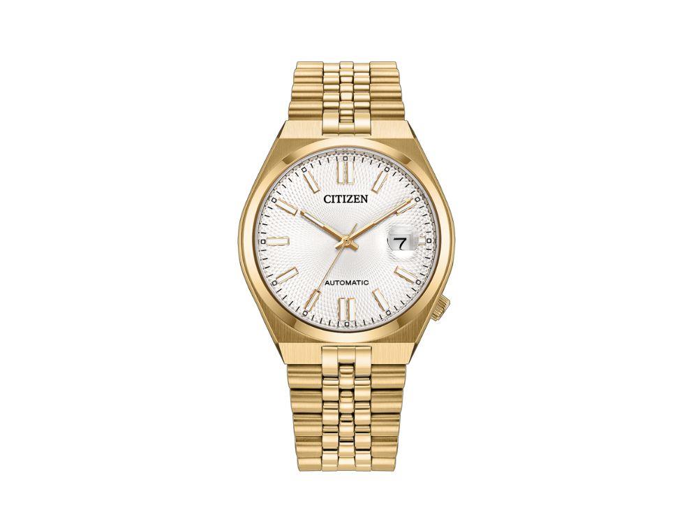 Montre Automatique Citizen Tsuyosa 60, Citizen 8310, 37 mm, Blanc, NK0032-56A