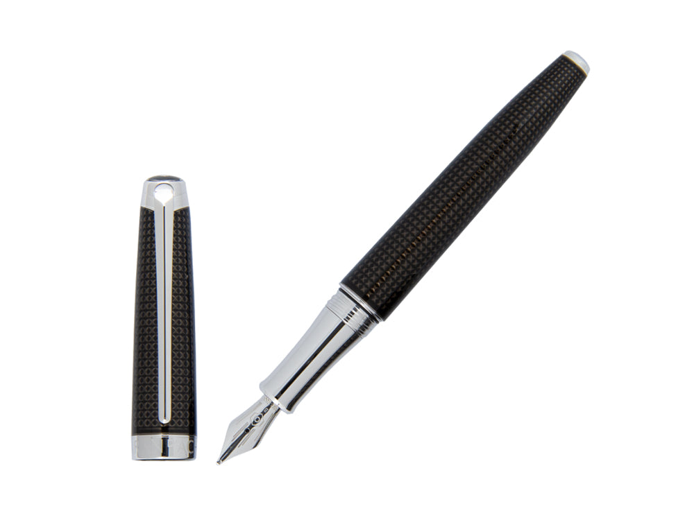 Stylo Plume Caran d´Ache Léman de Nuit, Laque noire, Noir, 4799.019