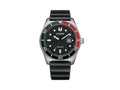 Montre à Quartz Citizen OF, Noir, 43 mm, Caoutchouc, 10 atm, AW1769-10E