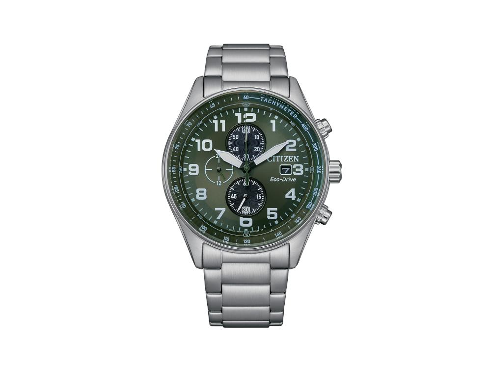 Montre à Quartz Citizen OF, Vert, 43 mm, 10 atm, CA0770-72X