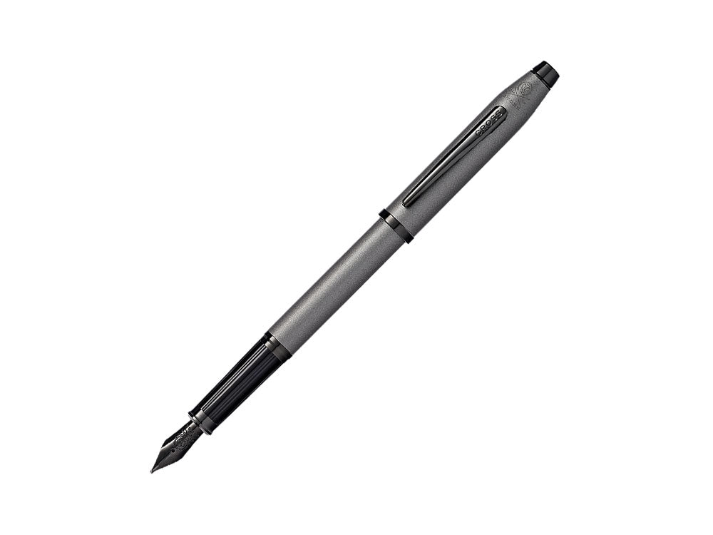 Stylo Plume Cross Century II, Gun metal, Gris, PVD, Mat, AT0086-115