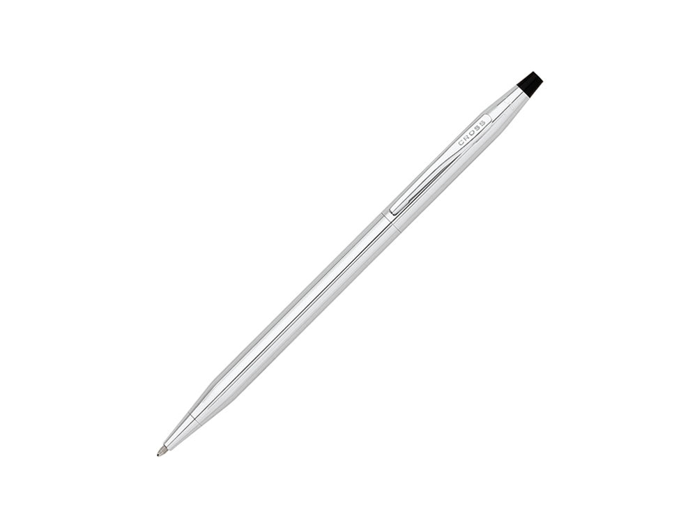 Stylo bille Cross Classic Century, Chrome, Argent, Poli, Cannelé, 3502
