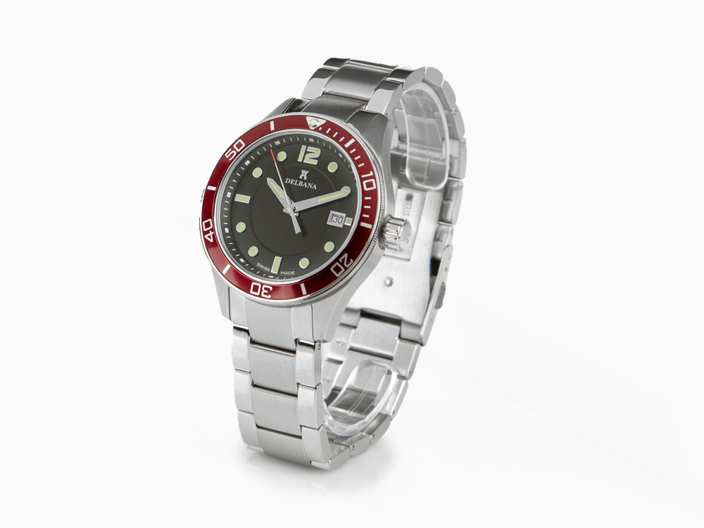 Montre à Quartz Delbana Sports Mariner, Noir, 42 mm, 41701.716.6.036