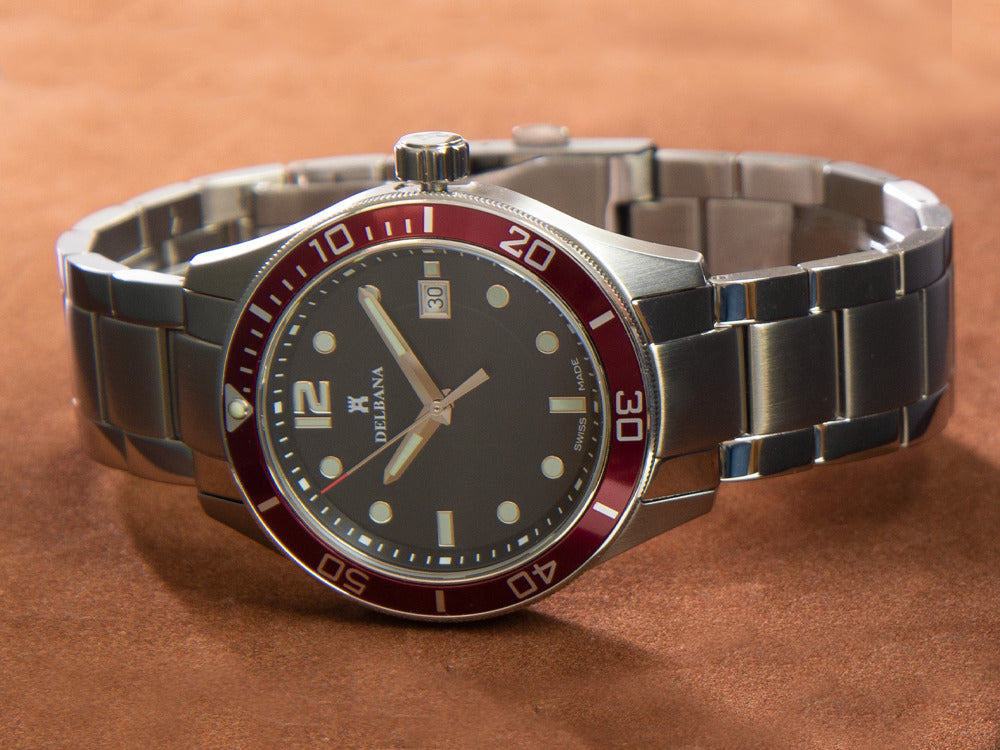 Montre à Quartz Delbana Sports Mariner, Noir, 42 mm, 41701.716.6.036