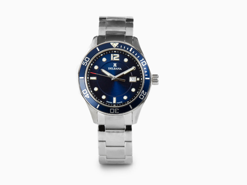 Montre à Quartz Delbana Sports Mariner, Bleu, 42 mm, 41701.716.6.044