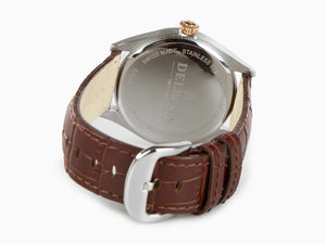 Montre à Quartz Delbana Classic Fiorentino, 42mm, Bracelet cuir, 53601.682.6.062