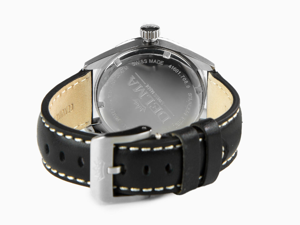 Montre à Quartz Delma Diver Cayman, Noir, 42 mm, 20 atm, 41601.708.6.036