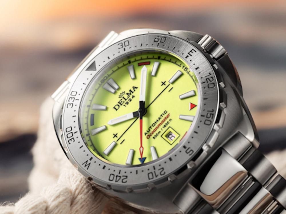 Montre Automatique Delma Diver Oceanmaster Lume, 44 mm, 41701.670.6.169