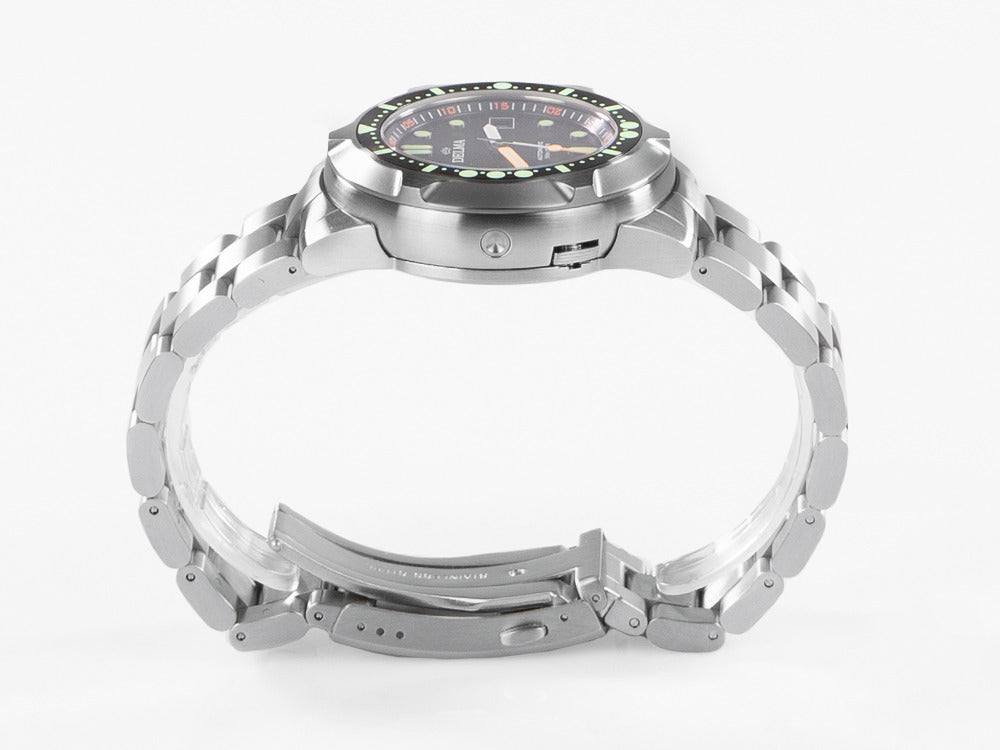 Montre Automatique Delma Diver Quattro, Noir, Edition Limitée, 41701.744.6.038