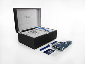 Montre Automatique Delma Diver Quattro, Bleu, Edition Limitée, 41701.744.6.048