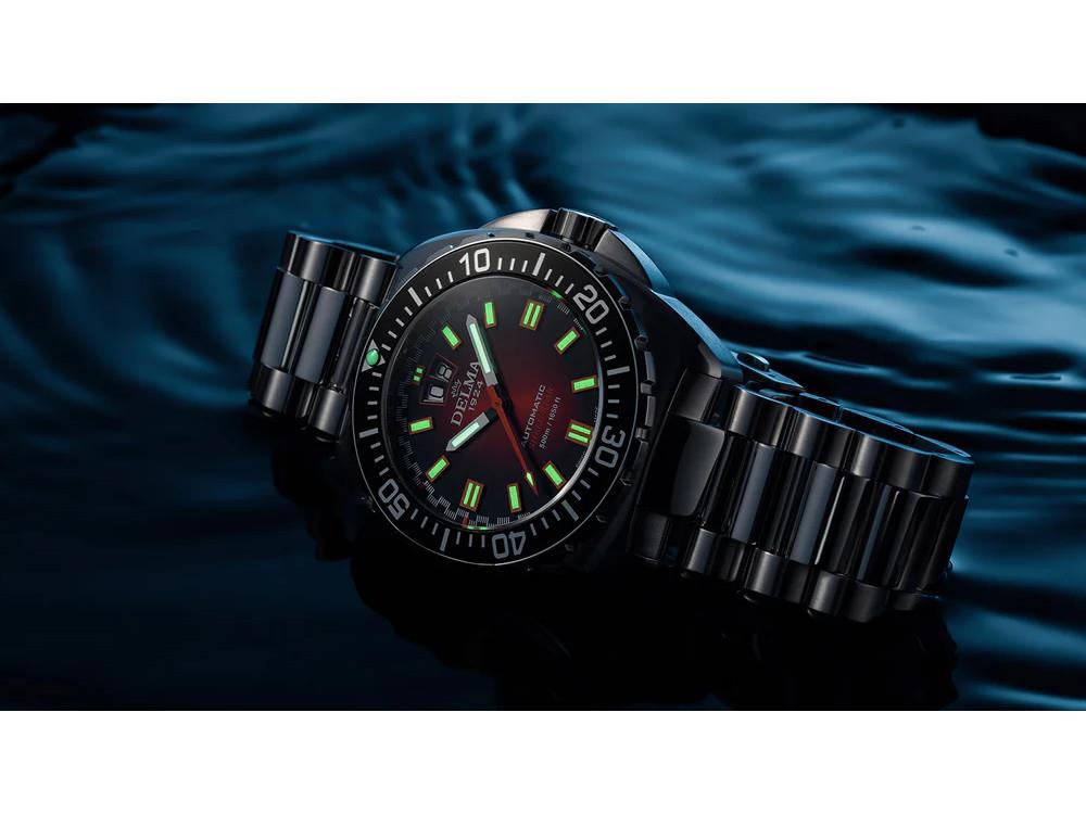 Montre Automatique Delma Shell Star Big Date, Marron, 44 mm, 41703.736.6.091