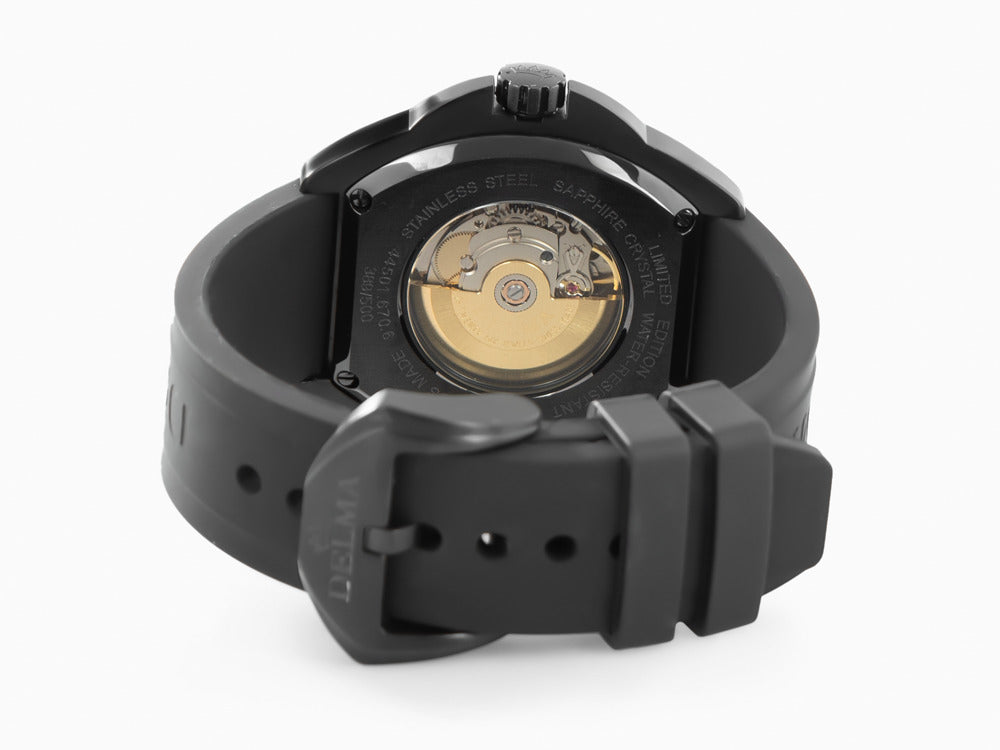 Montre Automatique Delma Diver Shell Star Black Tag, Ed Limitée, 44501.670.6.151