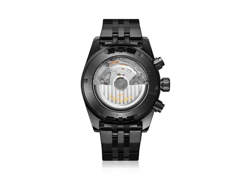 Montre Automatique Delma Montego Black Edition, DLC, 42 mm, 44701.732.6.031