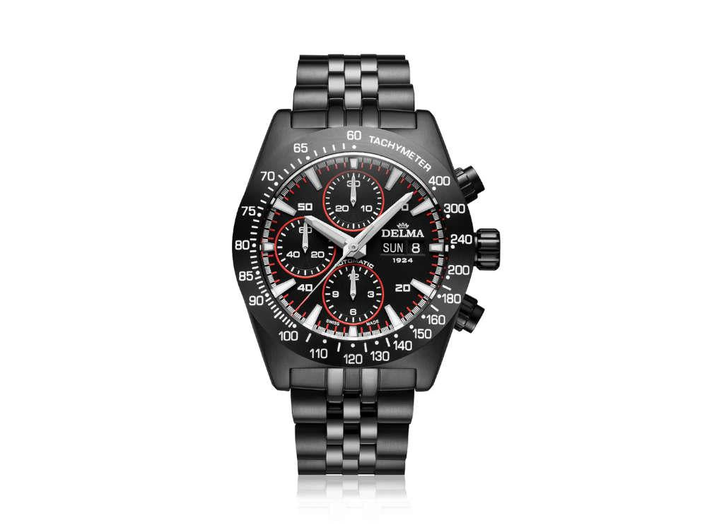 Montre Automatique Delma Montego Black Edition, DLC, 42 mm, 44701.732.6.031